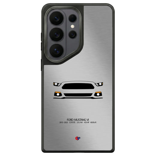 Ford Mustang VI Samsung Case-Silver-GTmotive Cases
