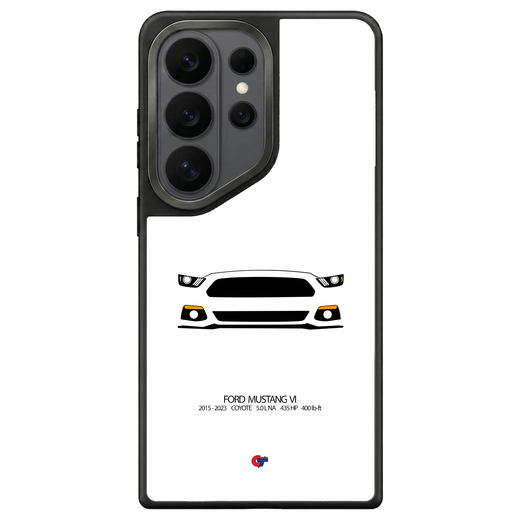 Ford Mustang VI Samsung Case-White-GTmotive Cases