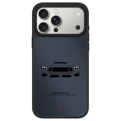 Ford Mustang VII iPhone Case-Blue Grey-GTmotive Cases