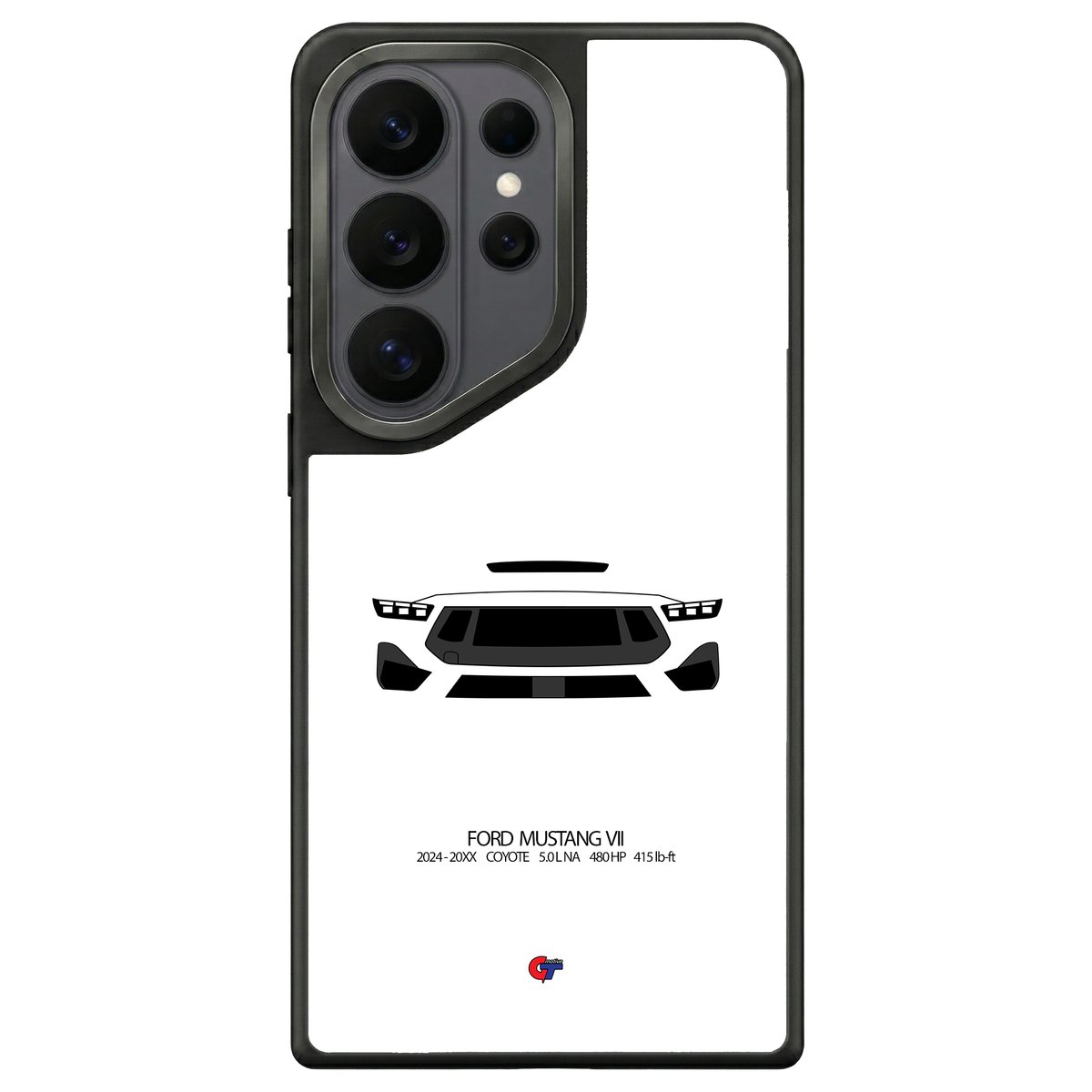 Ford Mustang VII Samsung Case-White-GTmotive Cases