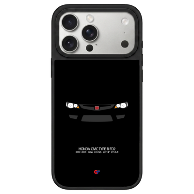 Honda Civic Type R FD2 iPhone Case-Black-GTmotive Cases