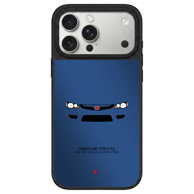 Honda Civic Type R FD2 iPhone Case-Blue-GTmotive Cases