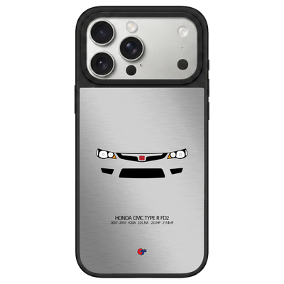 Honda Civic Type R FD2 iPhone Case-Silver-GTmotive Cases