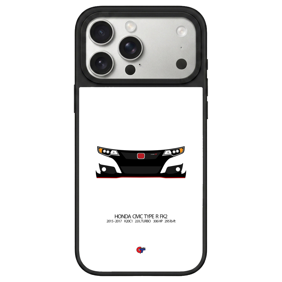 Honda Civic Type R FK2 iPhone Case-White-GTmotive Cases