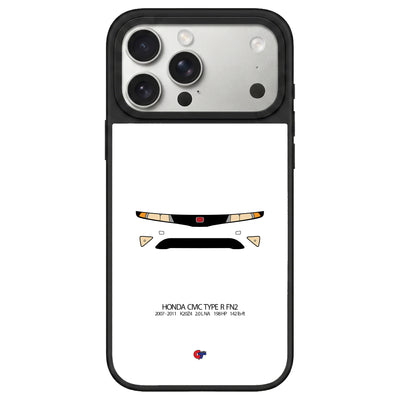 Honda Civic Type R FN2 iPhone Case-White-GTmotive Cases