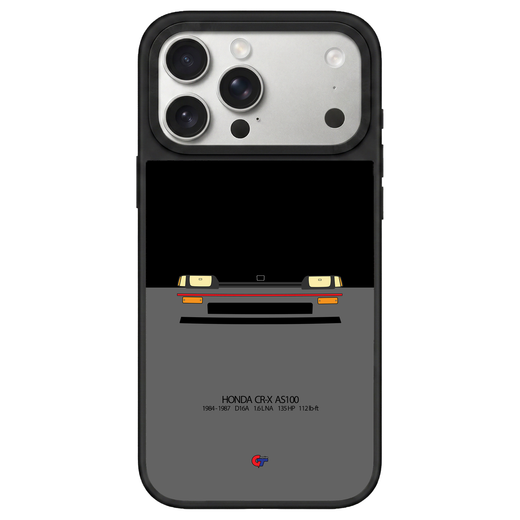 Honda CR-X 1st Gen iPhone Case-Black-GTmotive Cases
