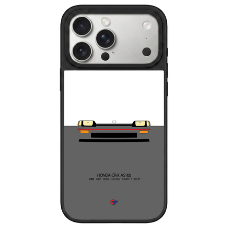 Honda CR-X 1st Gen iPhone Case-White-GTmotive Cases
