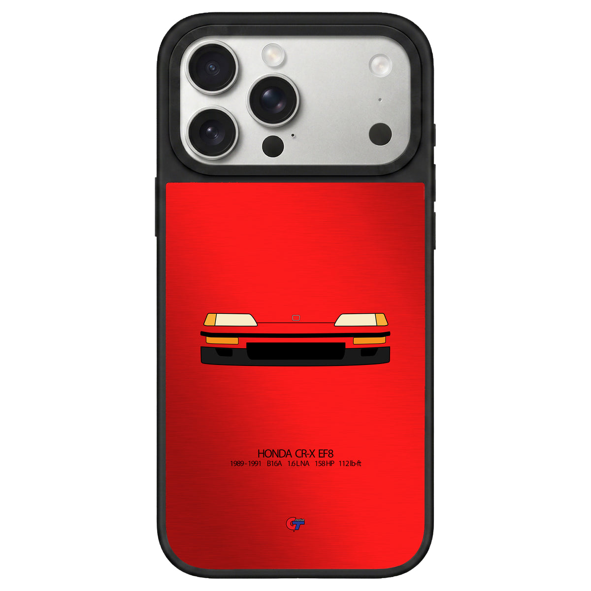 Honda CR-X 2nd Gen iPhone Case-Red-GTmotive Cases