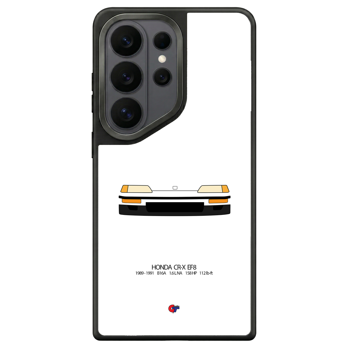 Honda CR-X 2nd Gen Samsung Case-White-GTmotive Cases