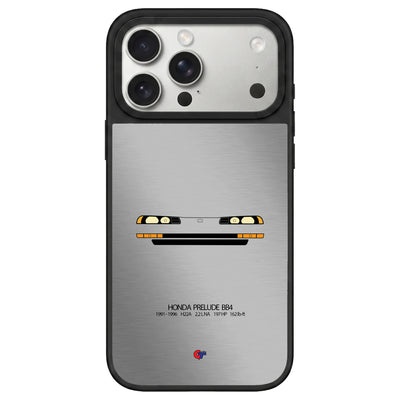Honda Prelude 4th Gen iPhone Case-Silver-GTmotive Cases