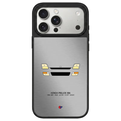 Honda Prelude 5th Gen iPhone Case-Silver-GTmotive Cases