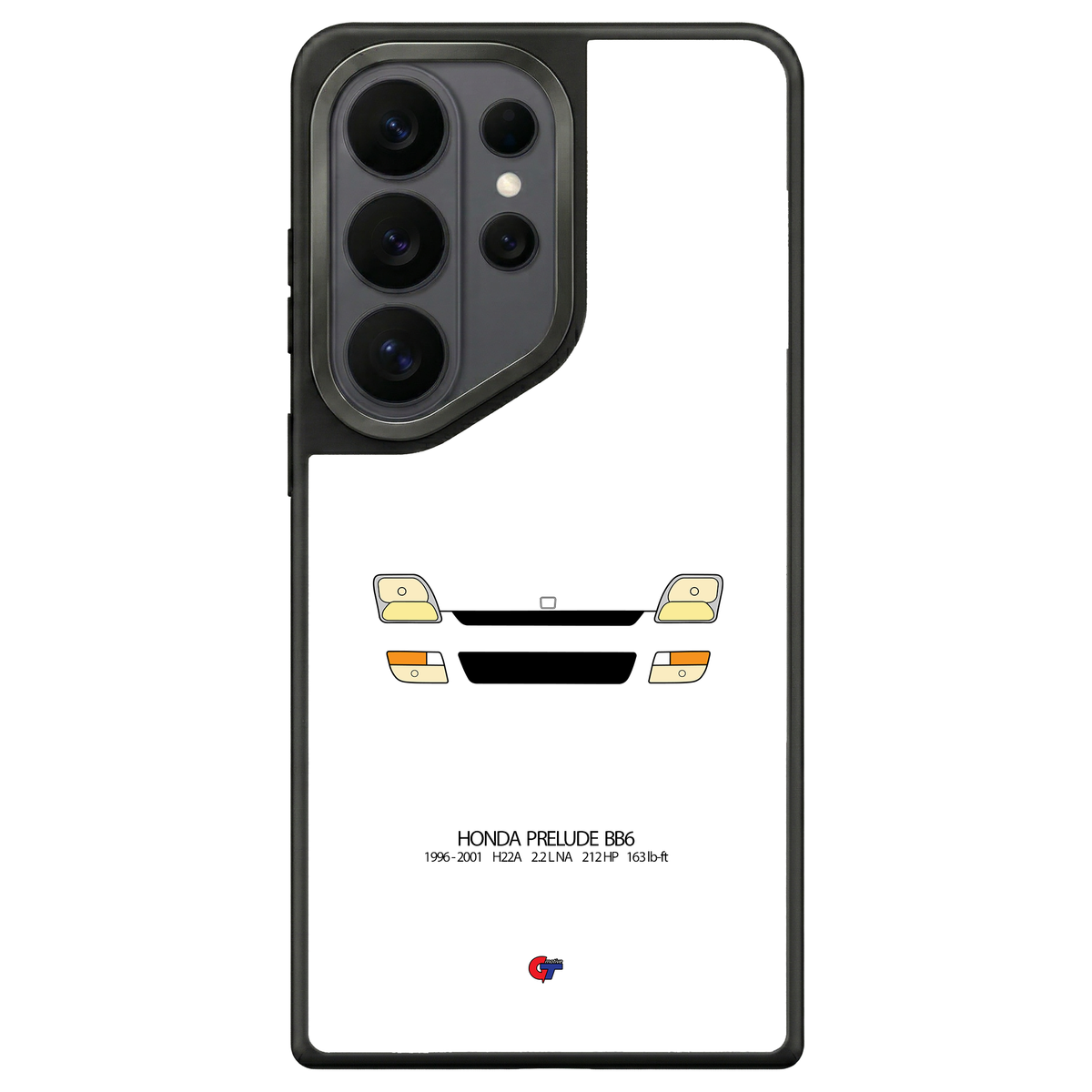 Honda Prelude 5th Gen Samsung Case-White-GTmotive Cases
