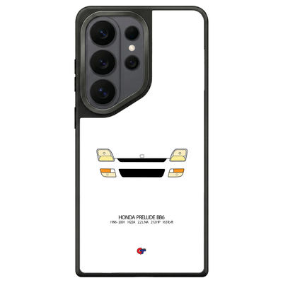 Honda Prelude 5th Gen Samsung Case-White-GTmotive Cases