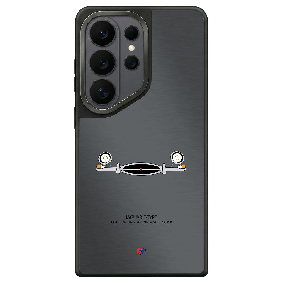 Jaguar E-Type Samsung Case-Gray-GTmotive Cases
