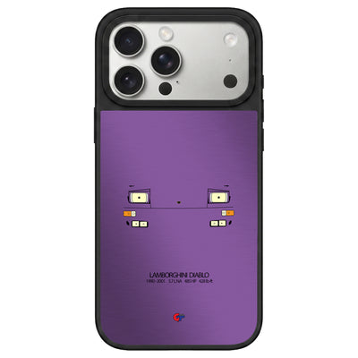 Lamborghini Diablo iPhone Case-Purple-GTmotive Cases