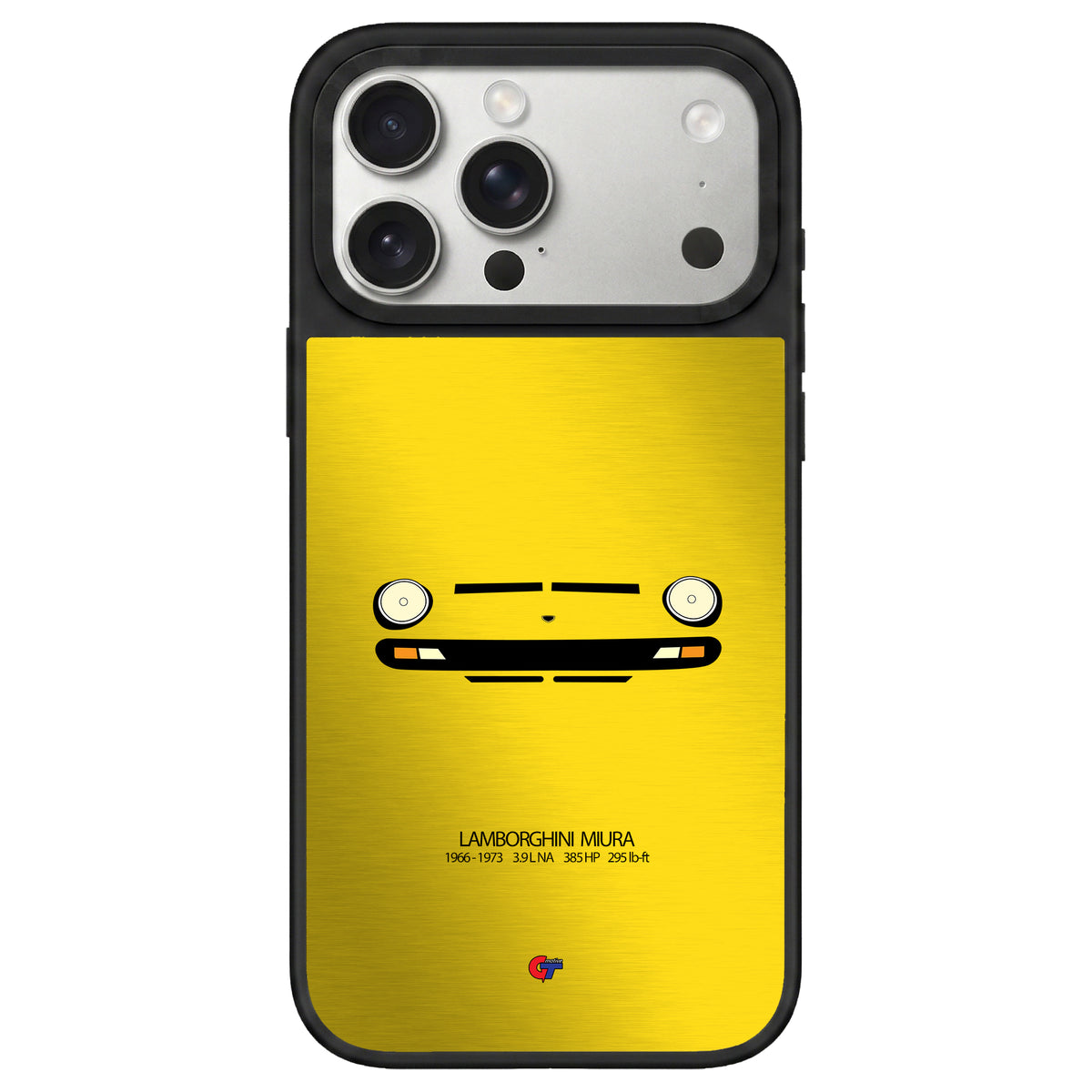 Lamborghini Miura iPhone Case-Yellow-GTmotive Cases
