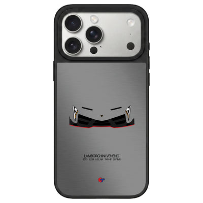 Lamborghini Veneno iPhone Case-Gray-GTmotive Cases