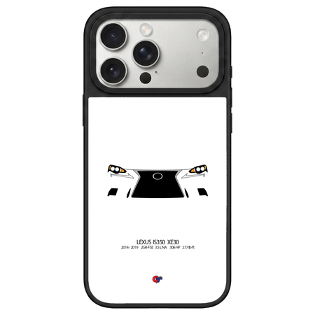 Lexus IS350 XE30 iPhone Case-White-GTmotive Cases