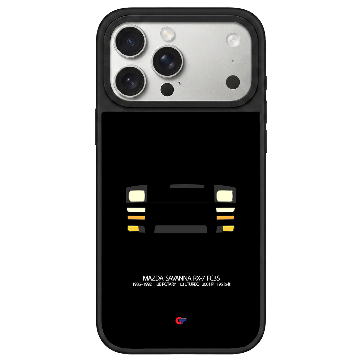 Mazda RX-7 FC3S iPhone Case-Black-GTmotive Cases