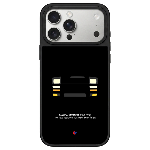 Mazda RX-7 FC3S iPhone Case-Black-GTmotive Cases