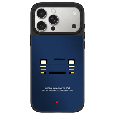 Mazda RX-7 FC3S iPhone Case-Navy-GTmotive Cases