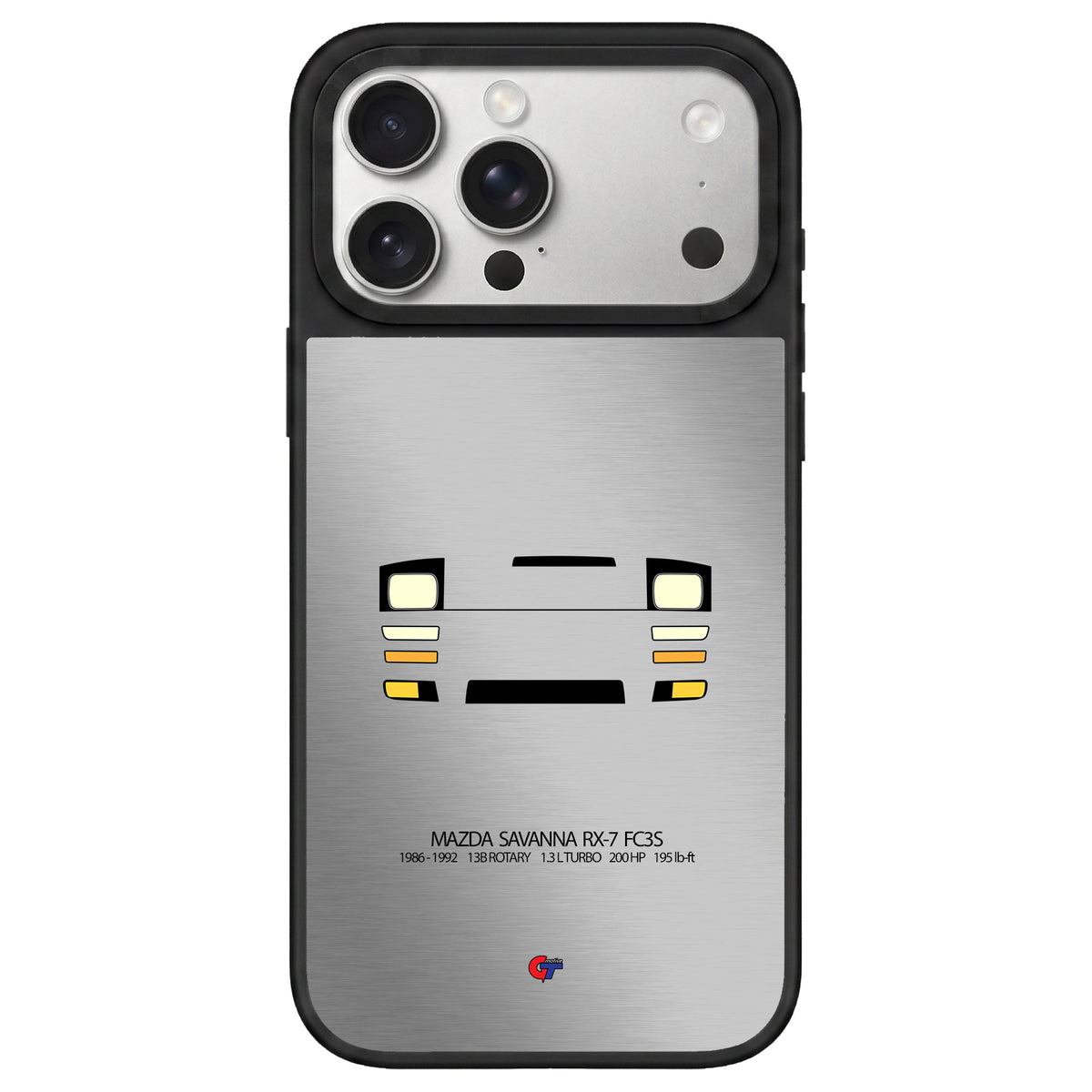 Mazda RX-7 FC3S iPhone Case-Silver-GTmotive Cases