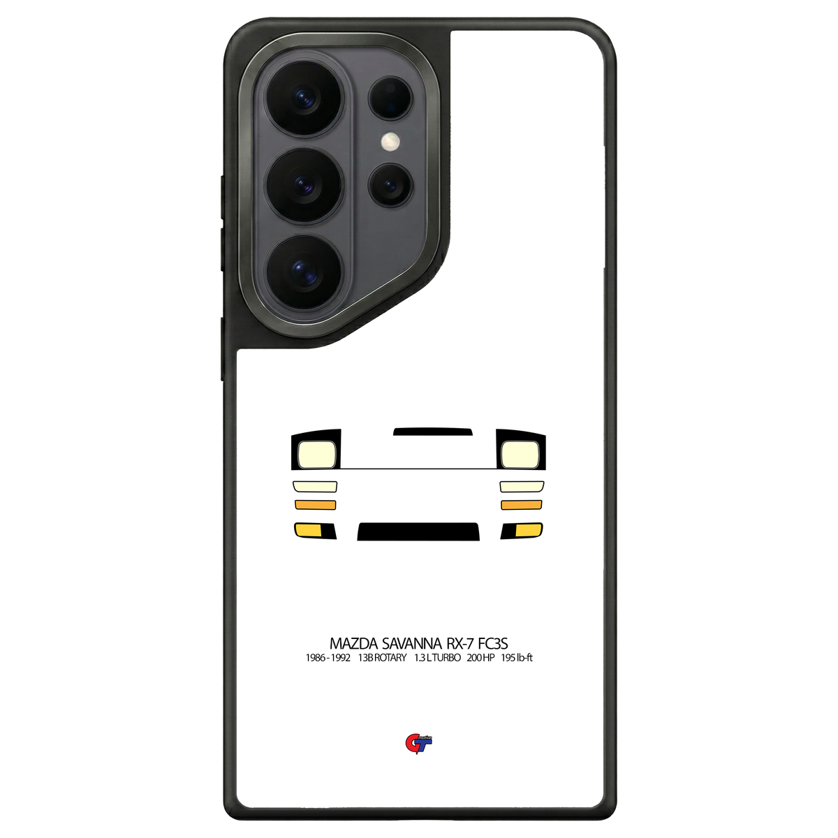 Mazda RX-7 FC3S Samsung Case-White-GTmotive Cases