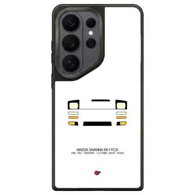 Mazda RX-7 FC3S Samsung Case-White-GTmotive Cases
