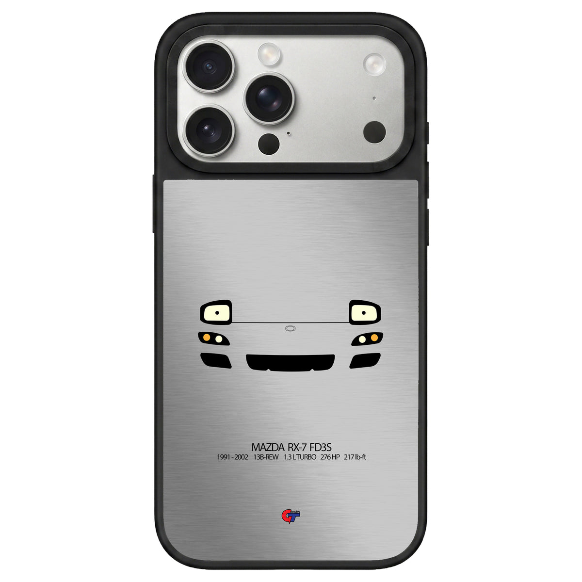Mazda RX-7 FD3S iPhone Case-Silver-GTmotive Cases