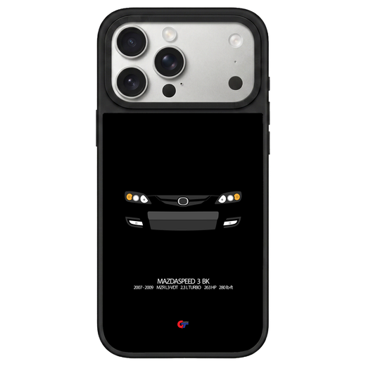 Mazdaspeed 3 BK iPhone Case-Black-GTmotive Cases