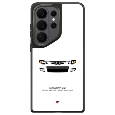 Mazdaspeed 3 BK Samsung Case-White-GTmotive Cases