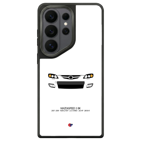 Mazdaspeed 3 BK Samsung Case-White-GTmotive Cases