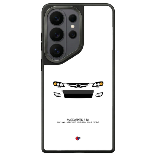 Mazdaspeed 3 BK Samsung Case-White-GTmotive Cases