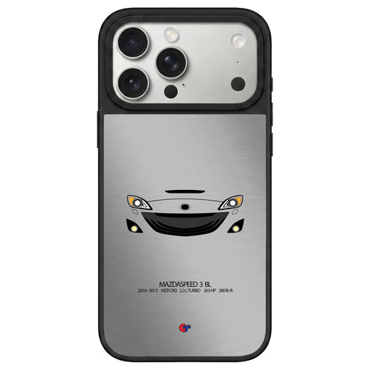 Mazdaspeed 3 BL iPhone Case-Silver-GTmotive Cases