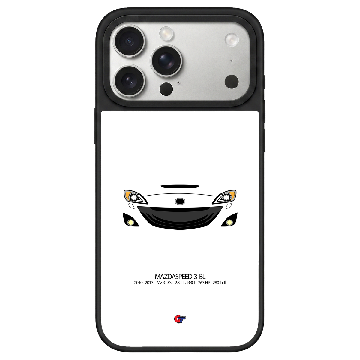Mazdaspeed 3 BL iPhone Case-White-GTmotive Cases