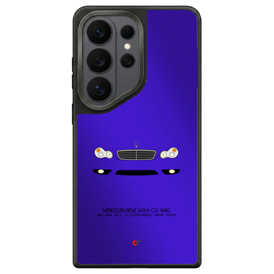 Mercedes-Benz W203 C32 AMG Samsung Case-Blue-GTmotive Cases