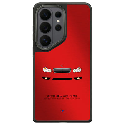 Mercedes-Benz W203 C32 AMG Samsung Case-Red-GTmotive Cases