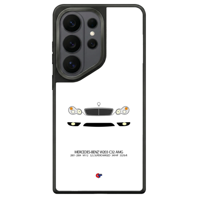 Mercedes-Benz W203 C32 AMG Samsung Case-White-GTmotive Cases