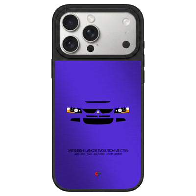 Mitsubishi Lancer Evolution VIII iPhone Case-Blue-GTmotive Cases