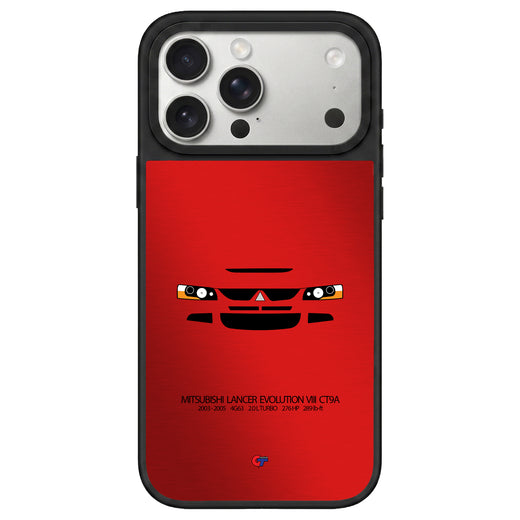Mitsubishi Lancer Evolution VIII iPhone Case-Red-GTmotive Cases