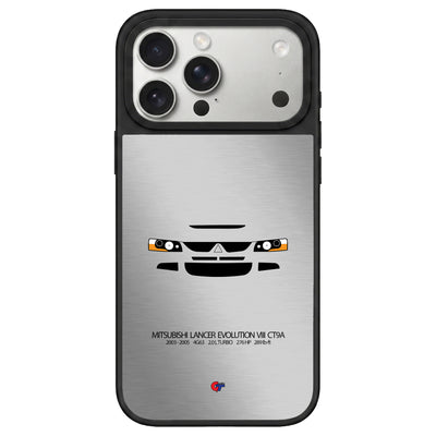 Mitsubishi Lancer Evolution VIII iPhone Case-Silver-GTmotive Cases