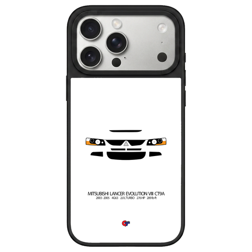 Mitsubishi Lancer Evolution VIII iPhone Case-White-GTmotive Cases