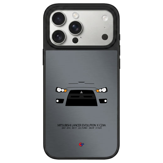 Mitsubishi Lancer Evolution X iPhone Case-Gray-GTmotive Cases