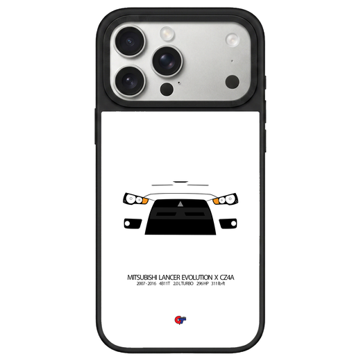 Mitsubishi Lancer Evolution X iPhone Case-White-GTmotive Cases