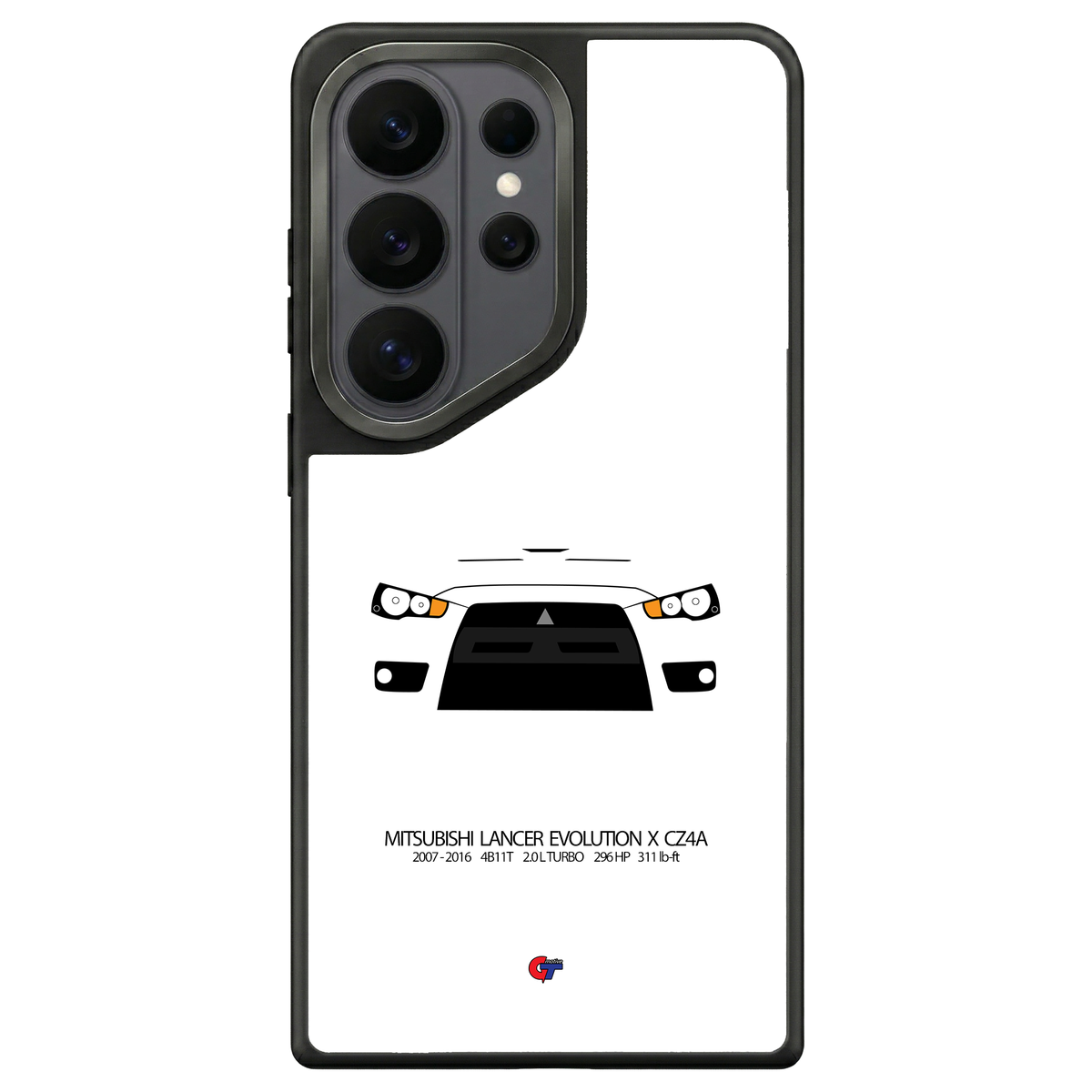 Mitsubishi Lancer Evolution X Samsung Case-White-GTmotive Cases