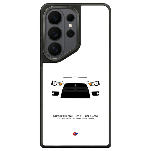 Mitsubishi Lancer Evolution X Samsung Case-White-GTmotive Cases
