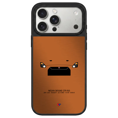 Nissan GTR R35 iPhone Case-Orange-GTmotive Cases