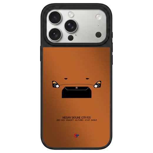 Nissan GTR R35 iPhone Case-Orange-GTmotive Cases