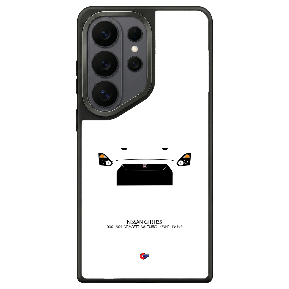 Nissan GTR R35 Samsung Case-White-GTmotive Cases