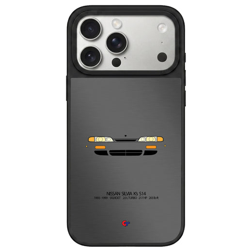 Nissan Silvia S14 iPhone Case-Gray-GTmotive Cases